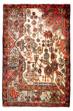 Perski dywan - Nomadyczny - 131 x 88 cm - beżowy