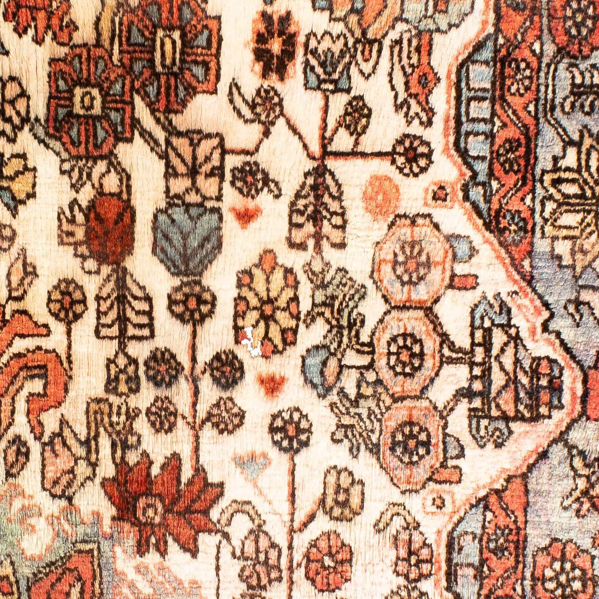 Perski dywan - Nomadyczny - 131 x 88 cm - beżowy