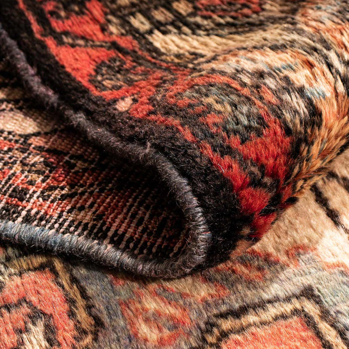 Perski dywan - Nomadyczny - 131 x 88 cm - beżowy