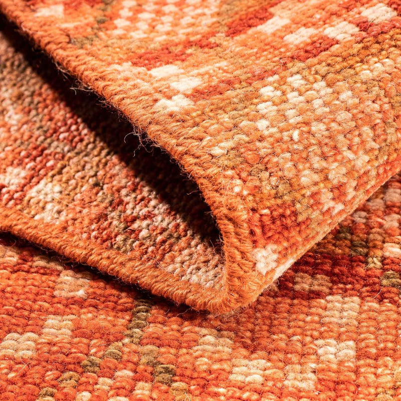 Designerski dywan - 92 x 62 cm - pomarańczowy