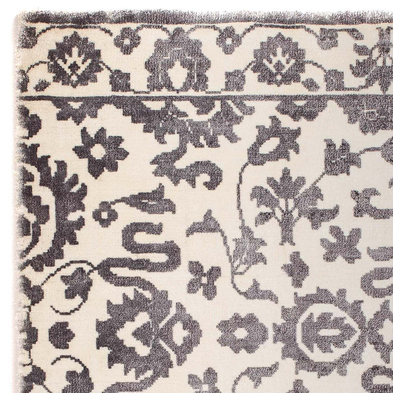 Dywan wiskozowy kwadratowy  - 70 x 70 cm - jasnoszary