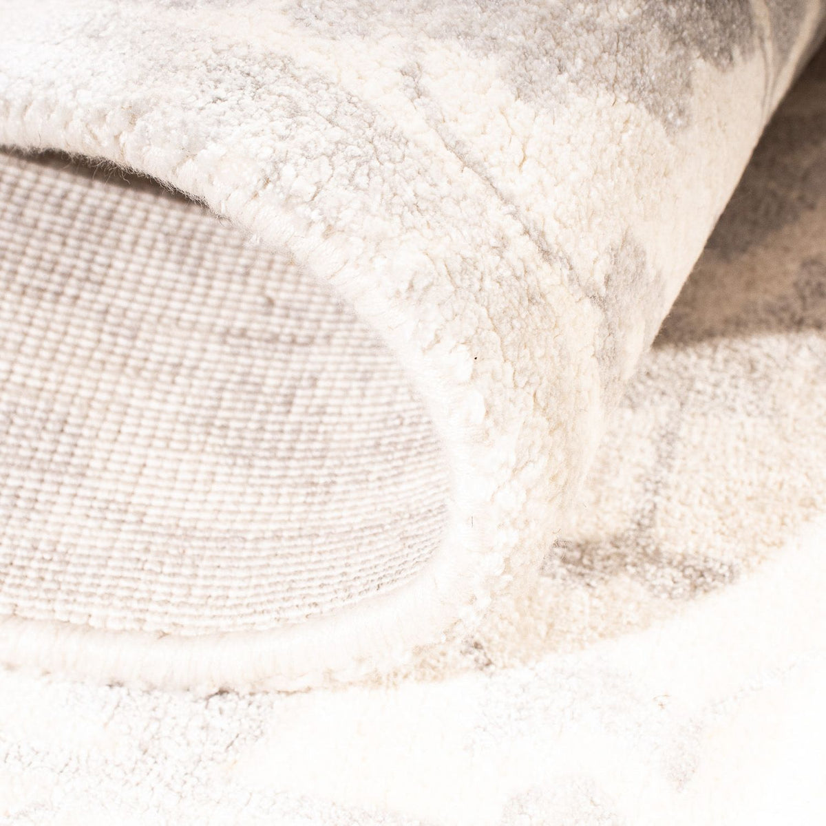 Dywan wiskozowy kwadratowy  - 70 x 70 cm - jasnobrązowy