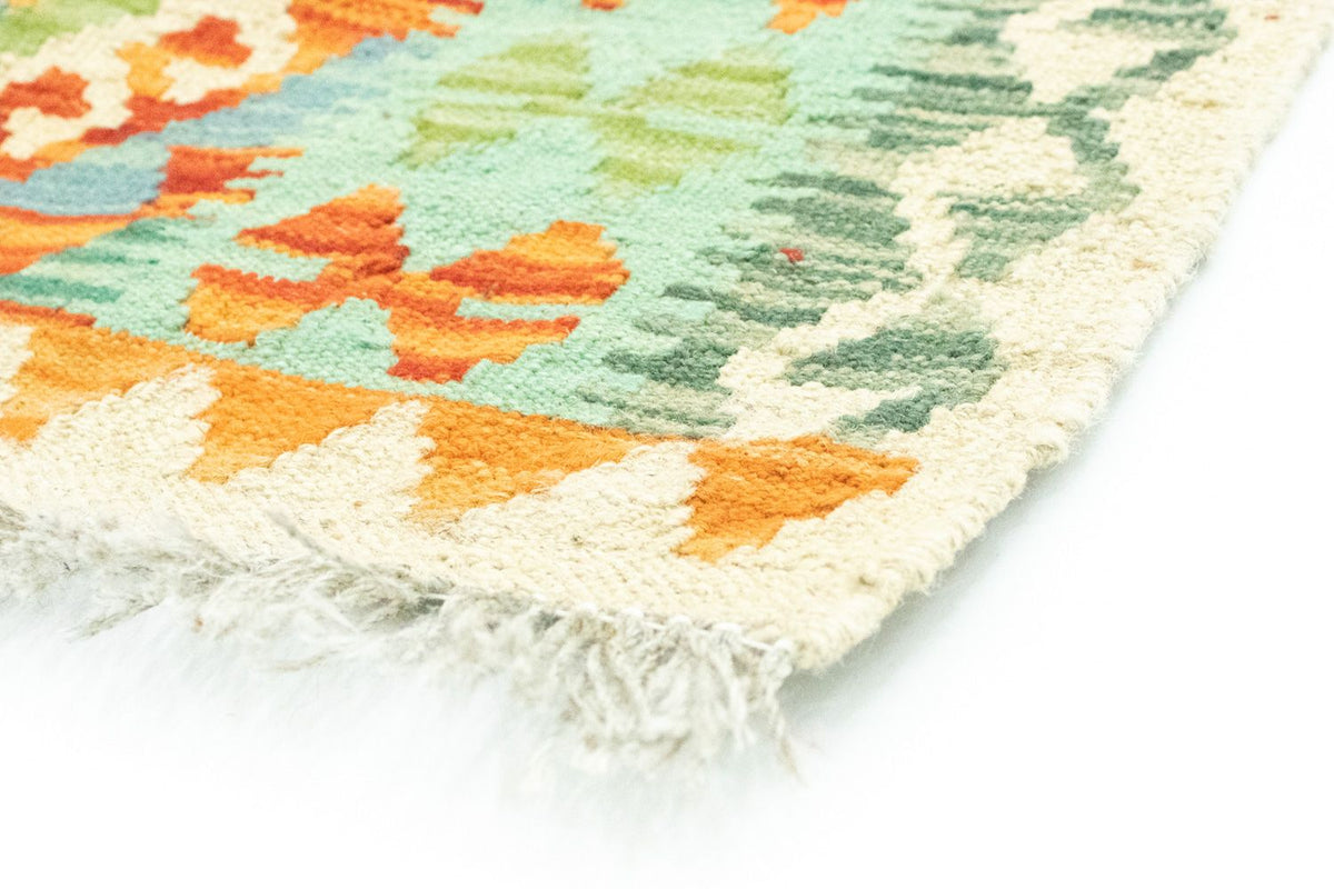 Biegacz Dywan Kelim - Orientalny - 200 x 68 cm - kolorowe