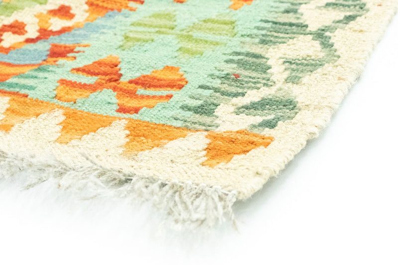 Biegacz Dywan Kelim - Orientalny - 200 x 68 cm - kolorowe