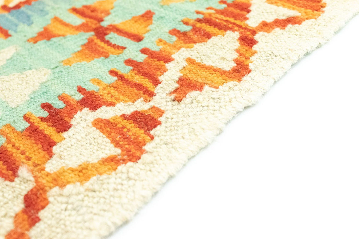 Biegacz Dywan Kelim - Orientalny - 200 x 68 cm - kolorowe