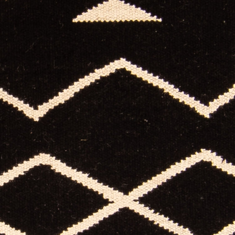 Dywan Kelim - modny - 160 x 80 cm - ciemnoniebieski