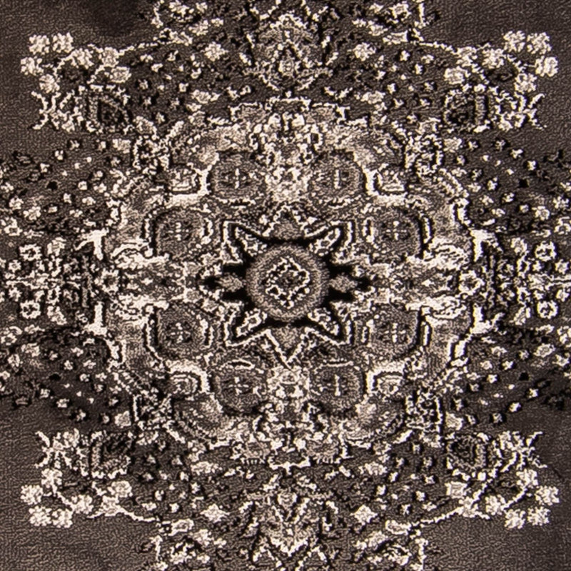 Nowoczesna wykładzina - 170 x 120 cm - ciemnobrązowy