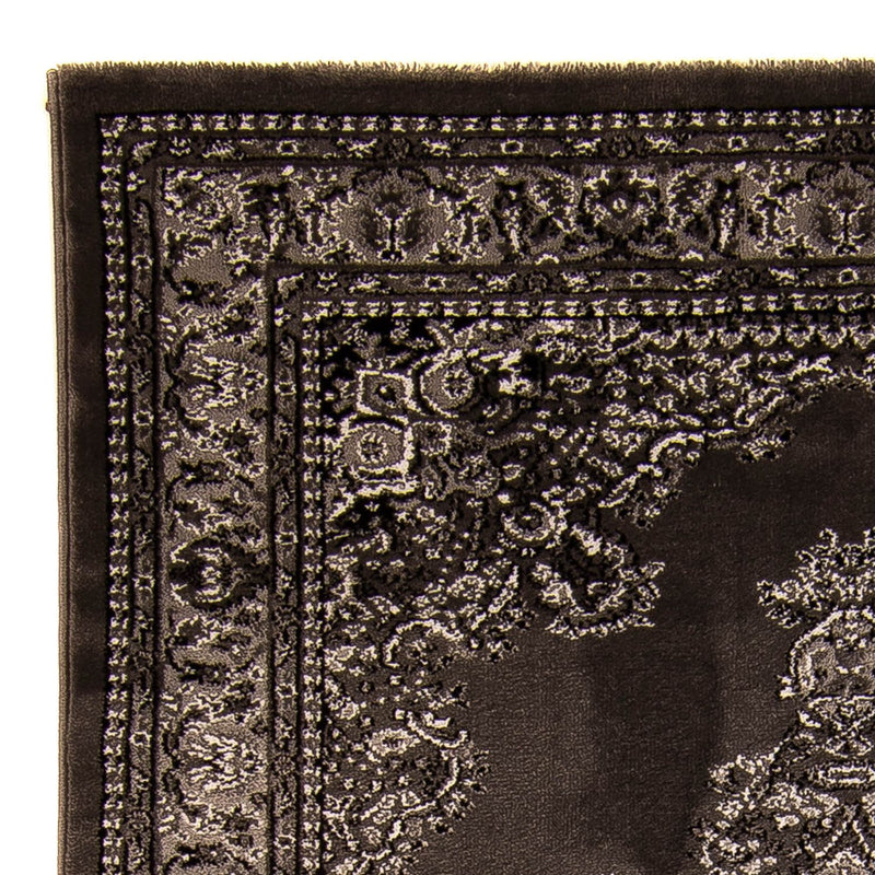 Nowoczesna wykładzina - 170 x 120 cm - ciemnobrązowy