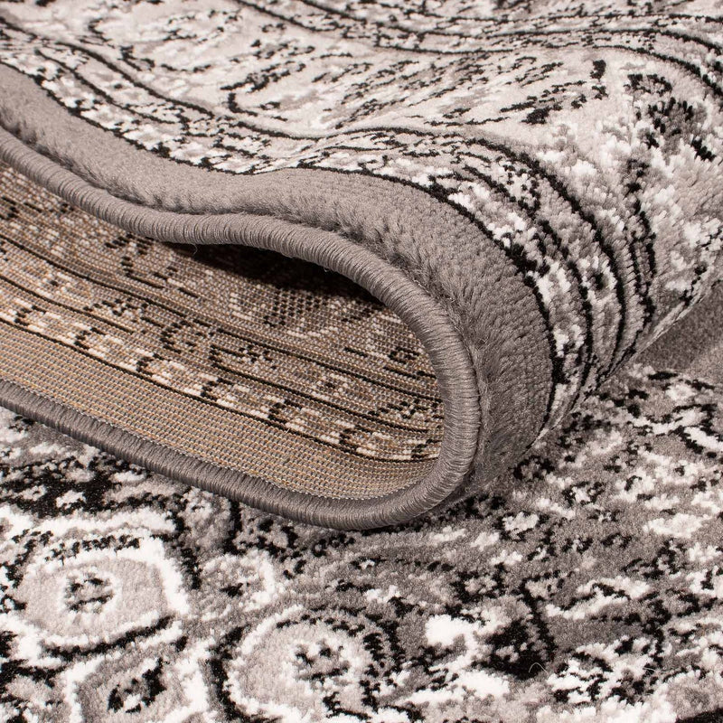 Nowoczesna wykładzina - 170 x 120 cm - ciemnobrązowy