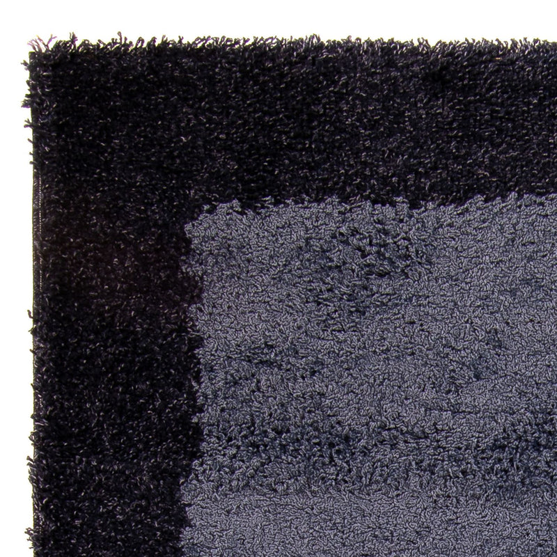 Dywan o wysokim runie - 170 x 120 cm - ciemnoniebieski