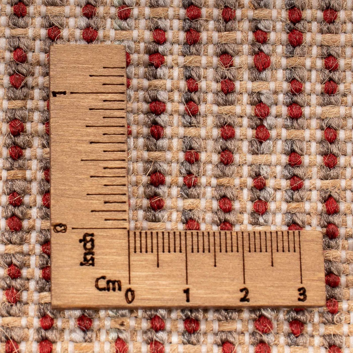 Dywan o wysokim runie - 290 x 200 cm - ciemna czerwień