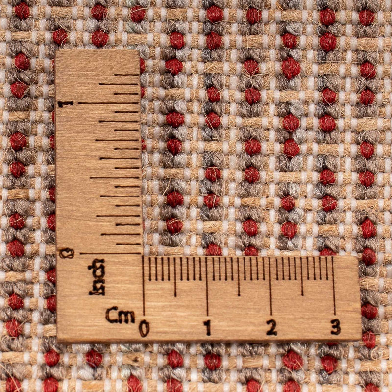 Dywan o wysokim runie - 290 x 200 cm - ciemna czerwień