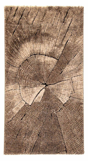 Nowoczesna wykładzina - 150 x 80 cm - jasnobrązowy