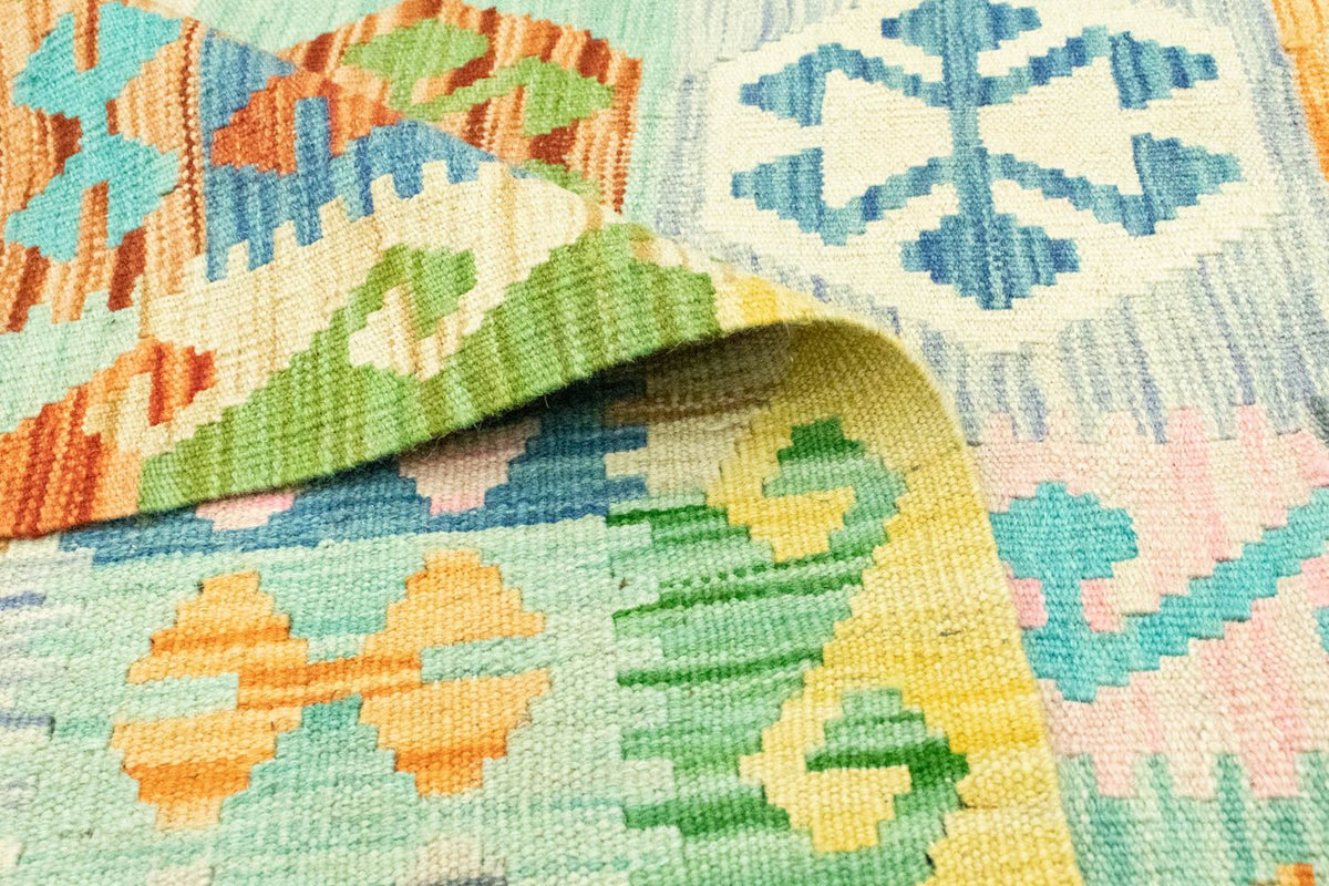 Dywan Kelim - Orientalny - 302 x 205 cm - kolorowe