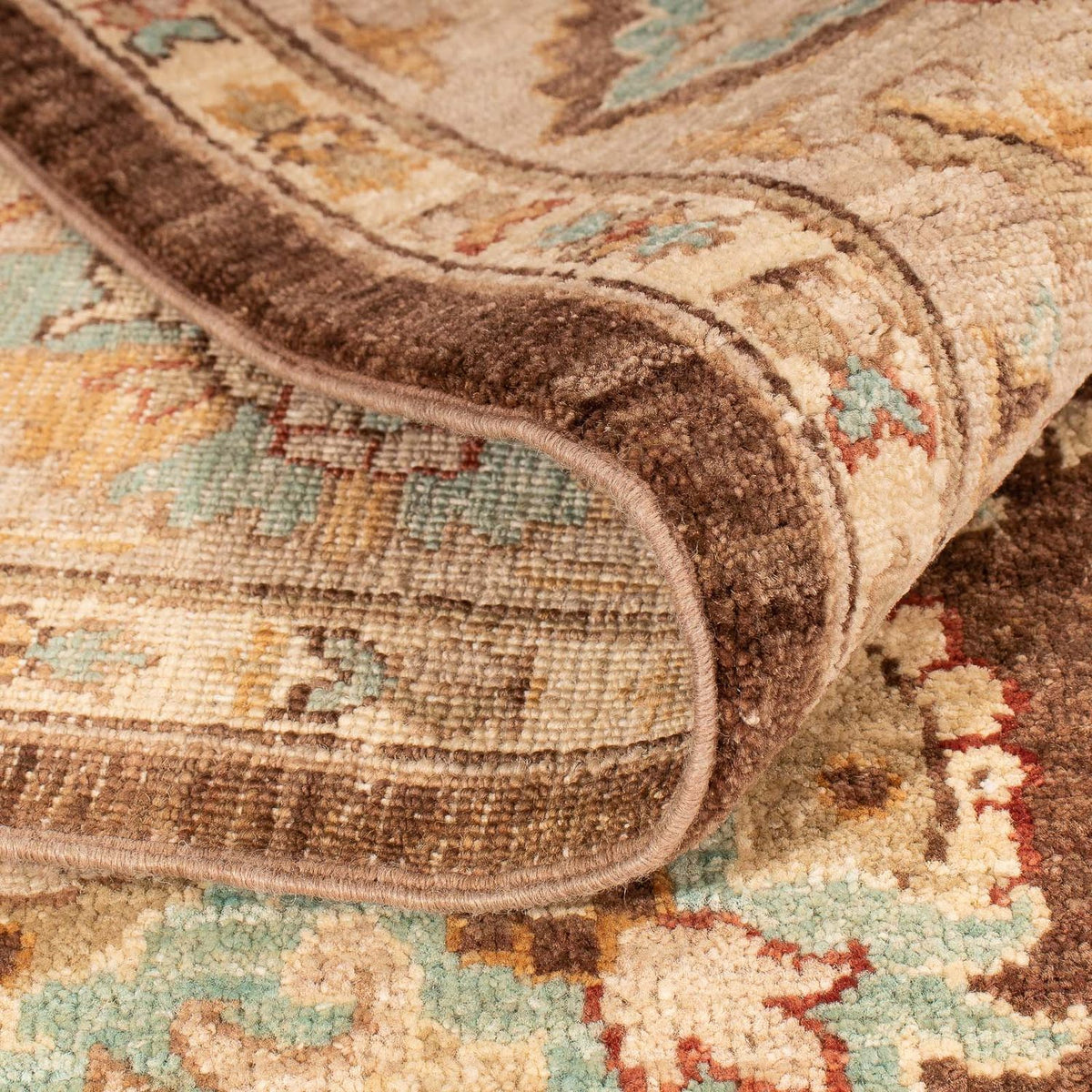 Dywan Zieglera - 289 x 216 cm - brązowy