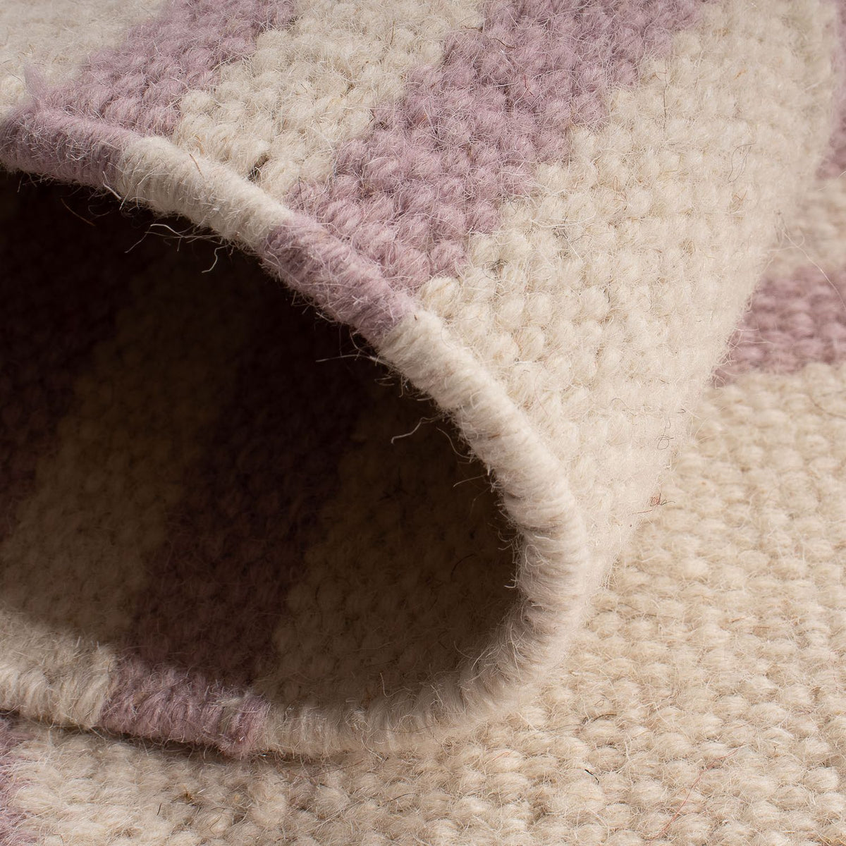 Dywan Kelim - modny - 91 x 60 cm - beżowy