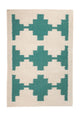 Nowoczesny kilim Dywan 90x60cm - Dywan wełniany