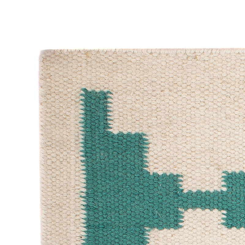 Dywan Kelim - modny - 90 x 60 cm - beżowy