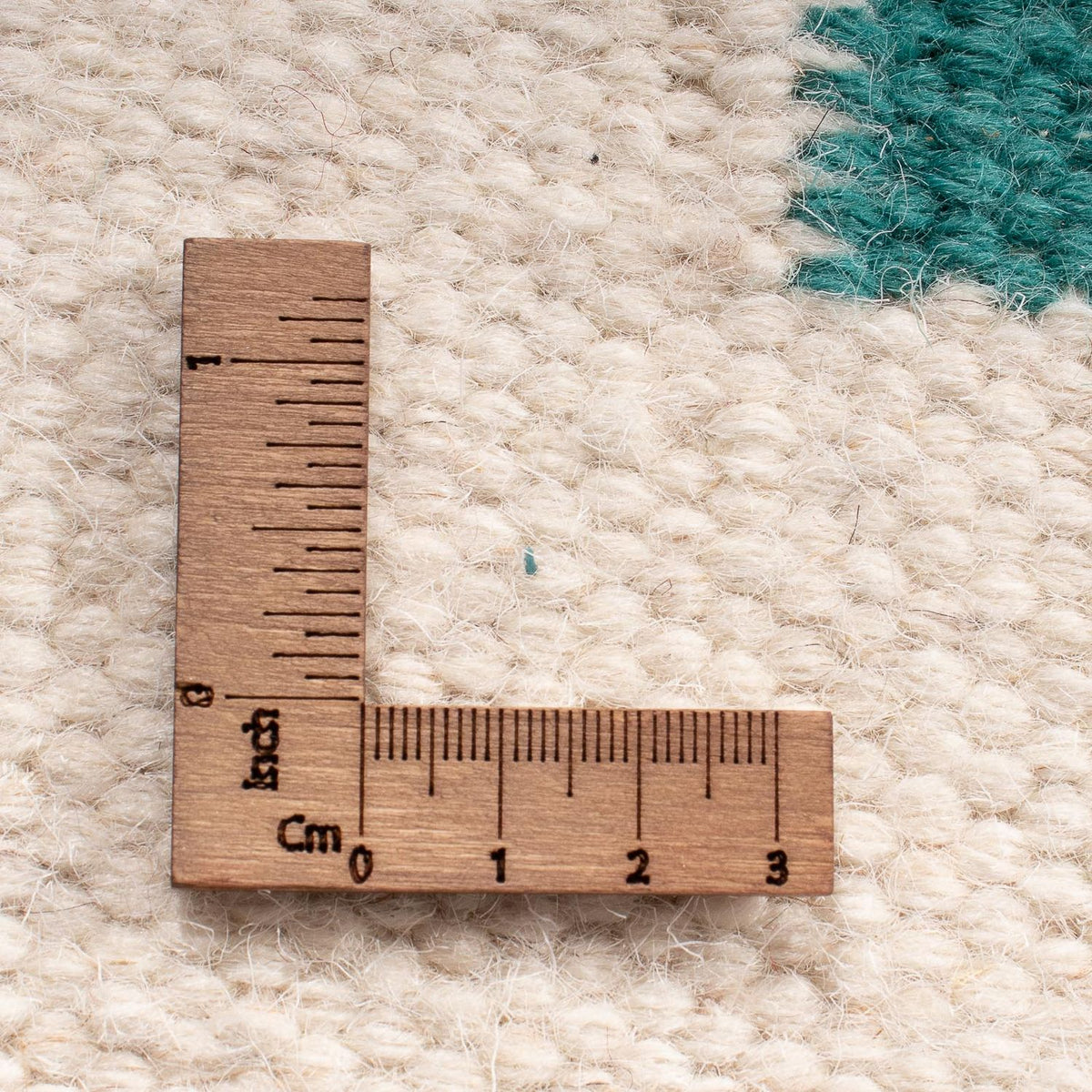 Dywan Kelim - modny - 90 x 60 cm - beżowy