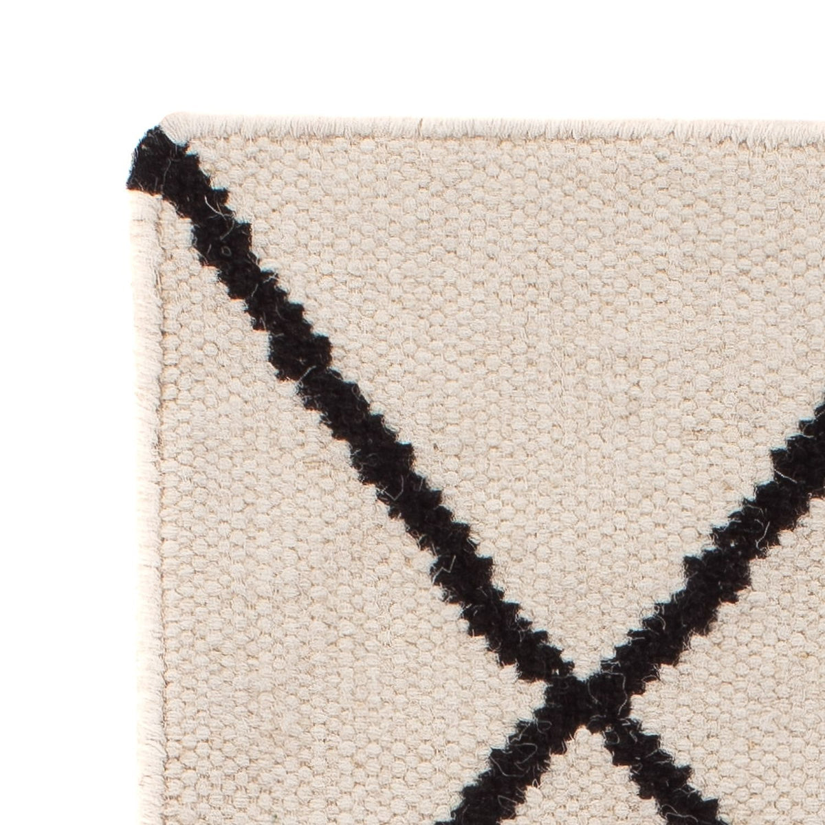 Dywan Kelim - modny - 93 x 61 cm - beżowy