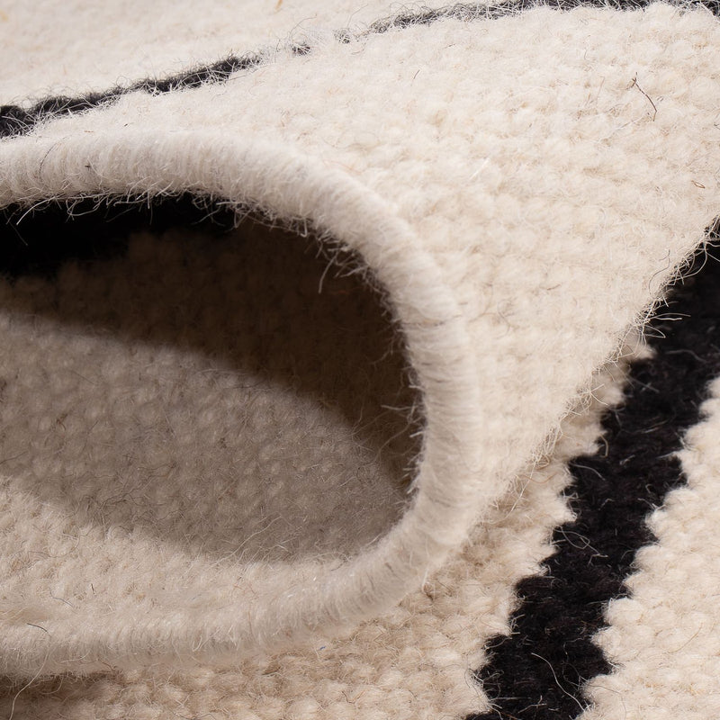 Dywan Kelim - modny - 93 x 61 cm - beżowy