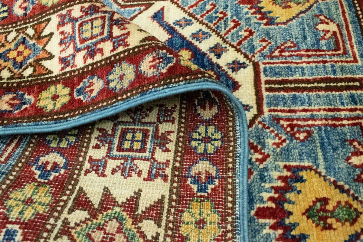 Dywan Ziegler - Kazak - 132 x 79 cm - jasnoniebieski