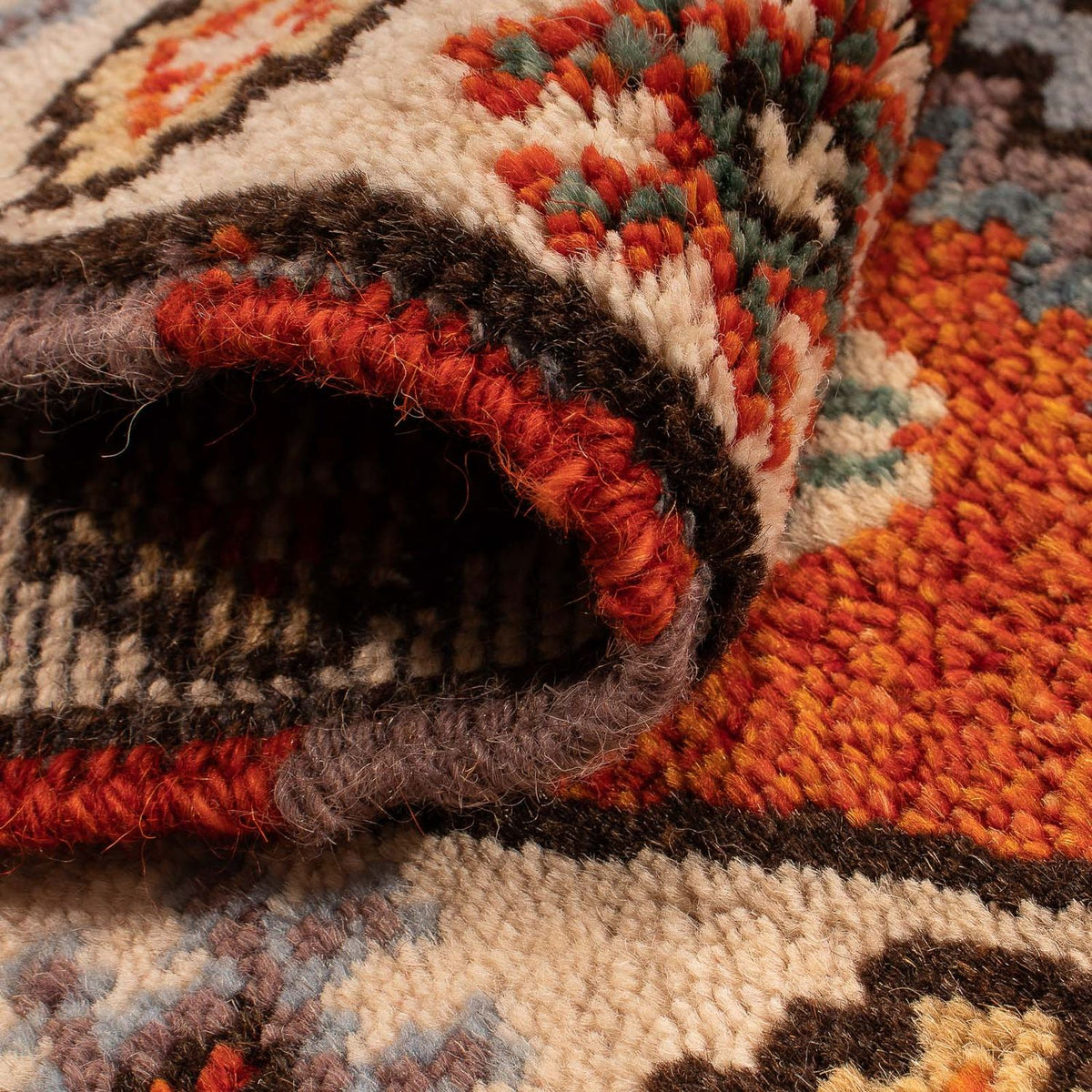 Biegacz Dywan Ziegler - Kazak - 202 x 64 cm - rdza