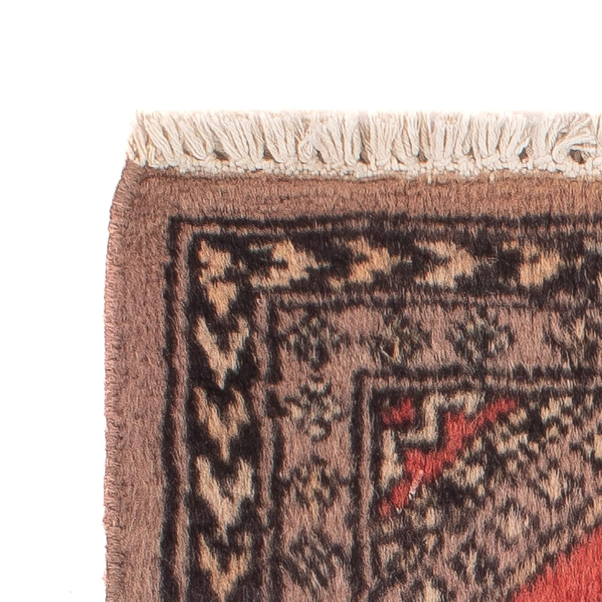 Dywan pakistański - 57 x 47 cm - jasnobrązowy