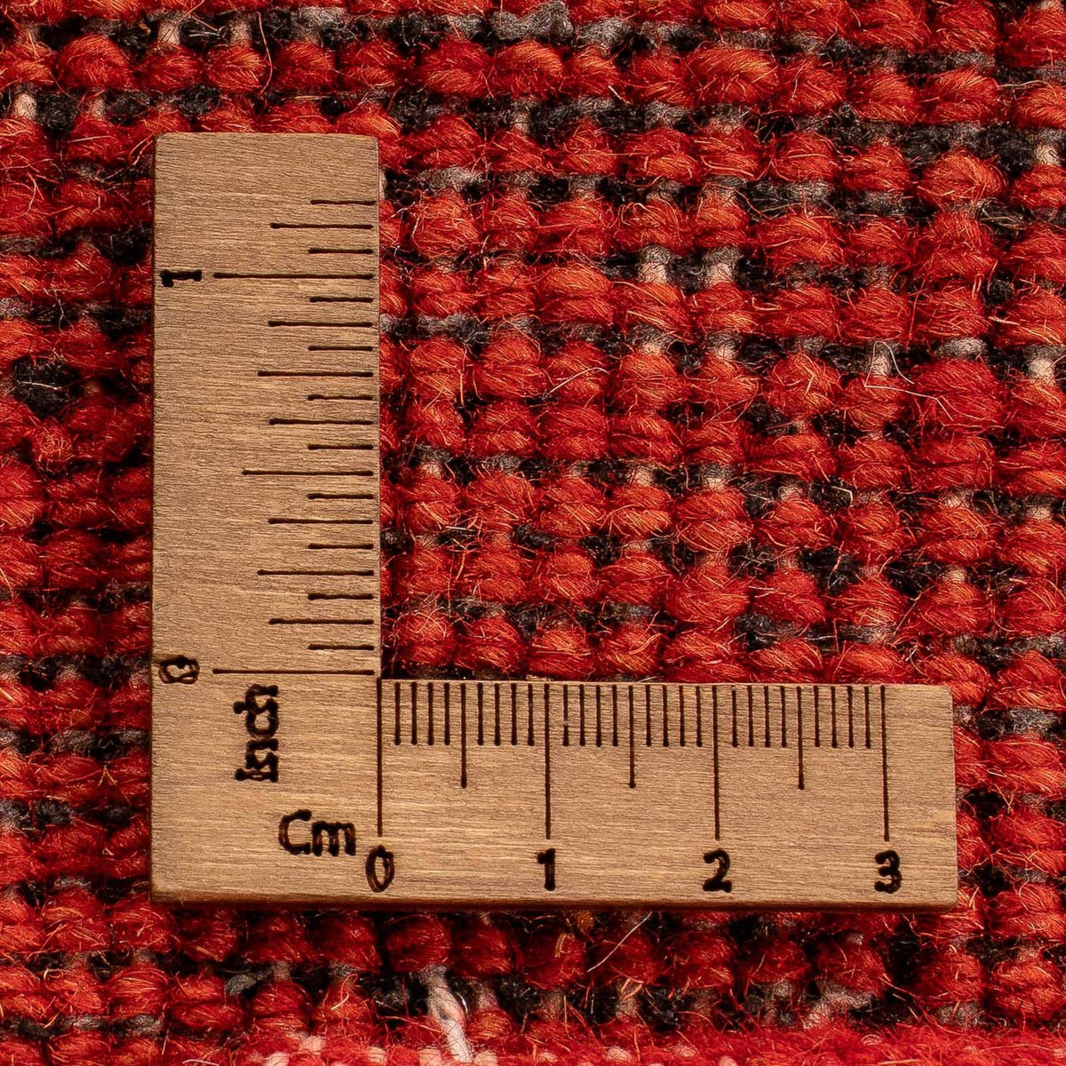 Dywan Gabbeh - Indus - 142 x 74 cm - ciemna czerwień