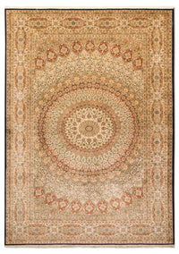Jedwabny dywan - Kashmir Silk - 287 x 197 cm - wielokolorowy