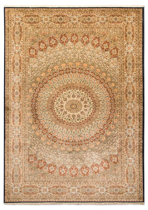 Jedwabny dywan - Kashmir Silk - 287 x 197 cm - wielokolorowy