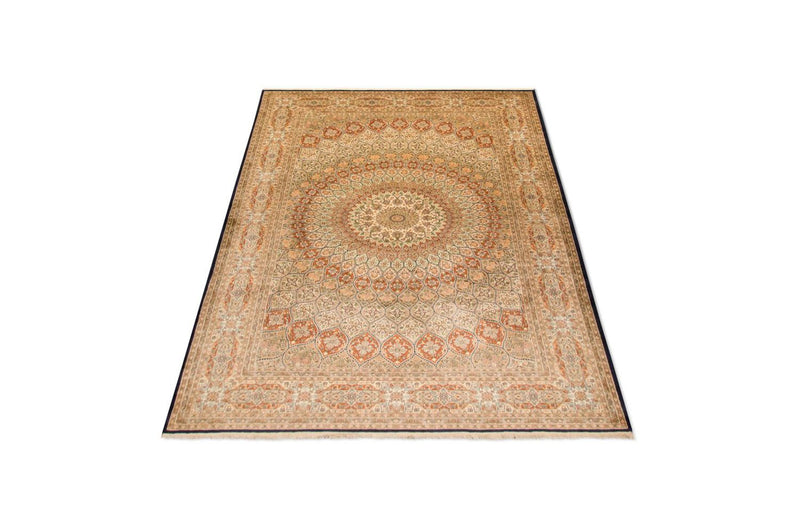 Jedwabny dywan - Kashmir Silk - 287 x 197 cm - wielokolorowy