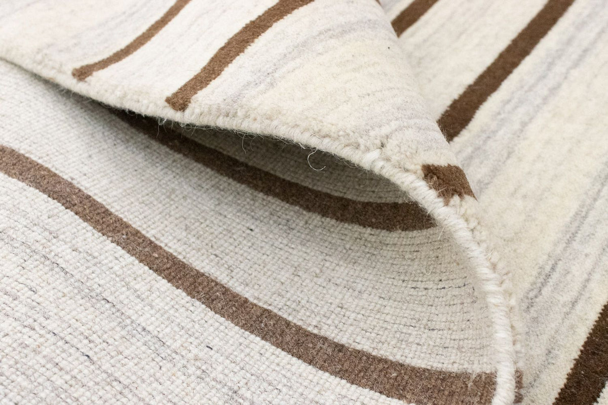 Dywan wełniany - 178 x 121 cm - beżowy