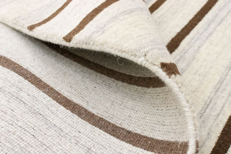 Dywan wełniany - 178 x 121 cm - beżowy