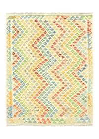 Dywan Kelim - Orientalny - 189 x 151 cm - kolorowe