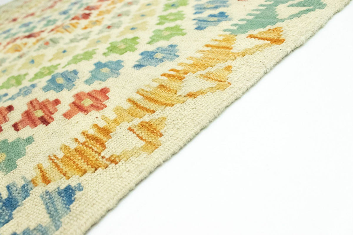 Dywan Kelim - Orientalny - 189 x 151 cm - kolorowe