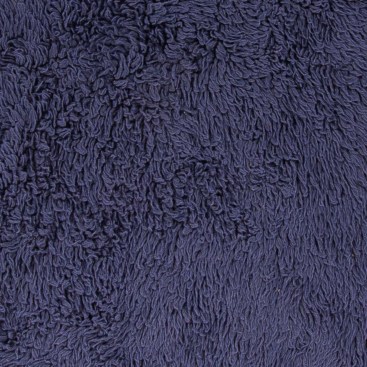 Dywan o wysokim runie okrągły  - 260 x 260 cm - ciemnoniebieski