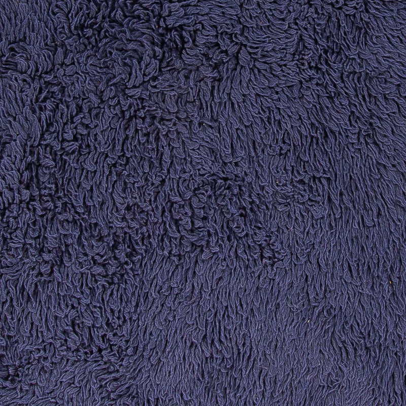 Dywan o wysokim runie okrągły  - 260 x 260 cm - ciemnoniebieski