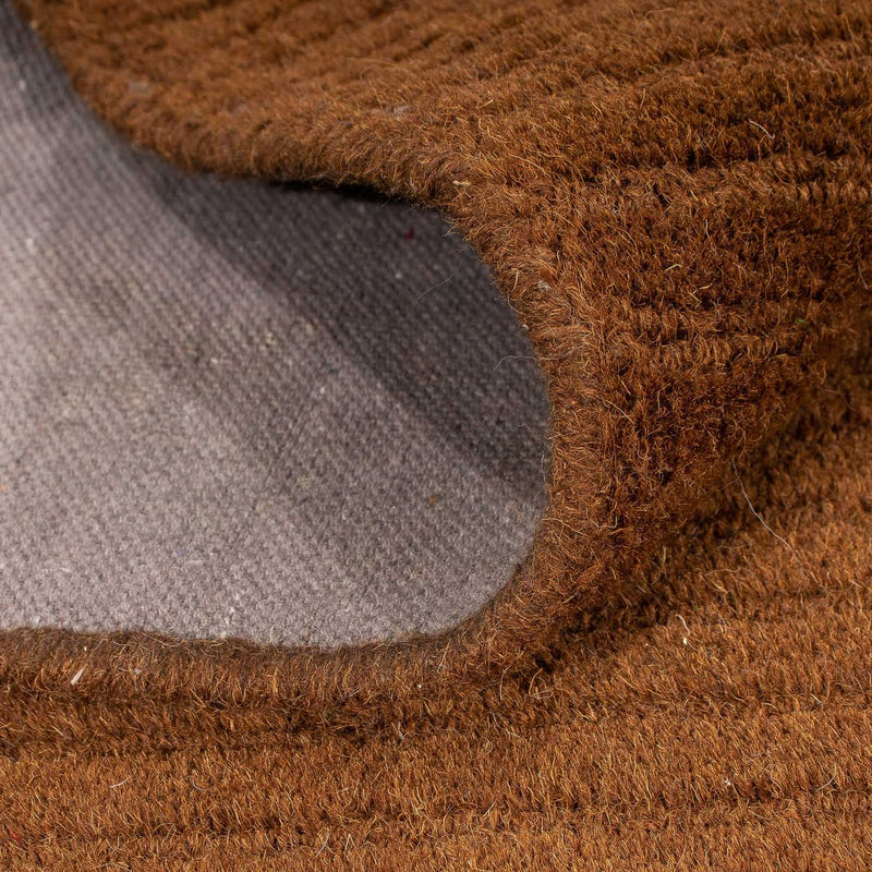 Dywan wełniany - 236 x 140 cm - brązowy