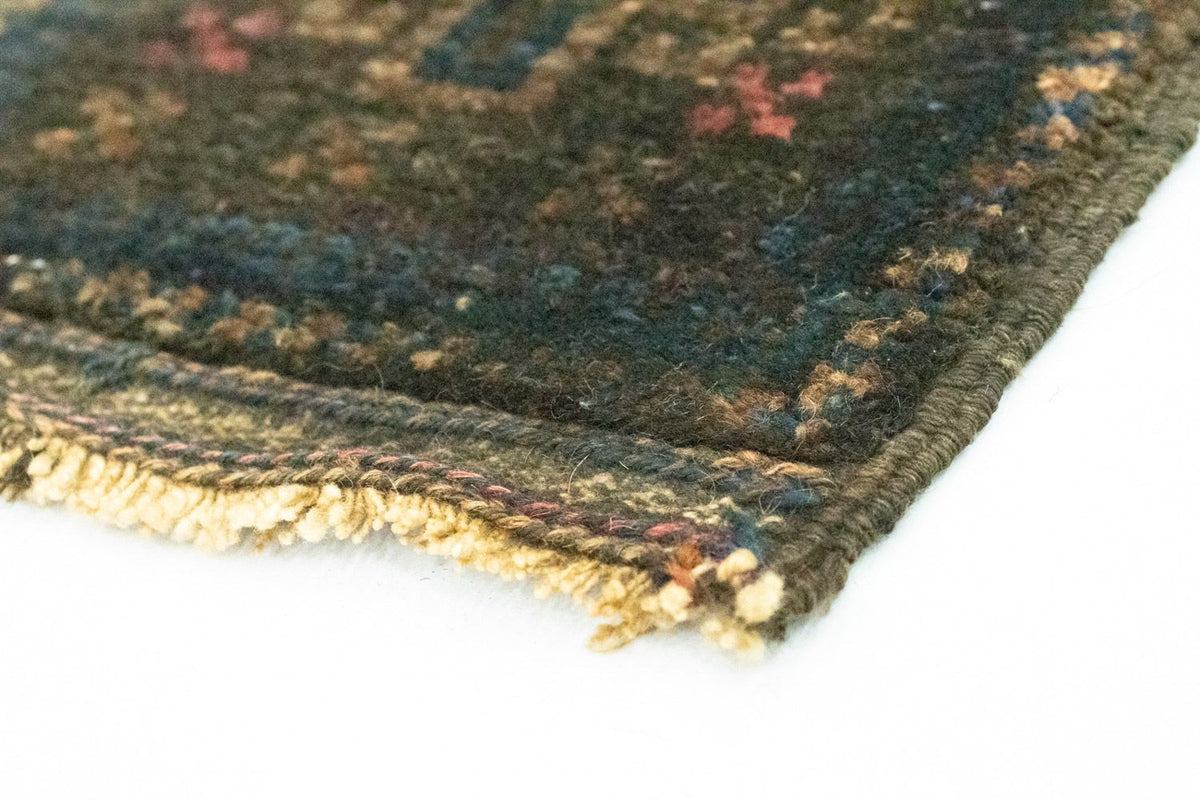 Dywan afgański - 47 x 25 cm - niebieski