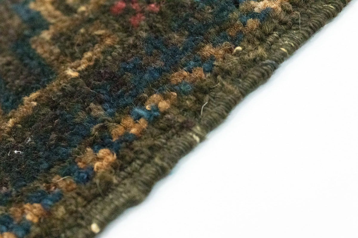 Dywan afgański - 47 x 25 cm - niebieski