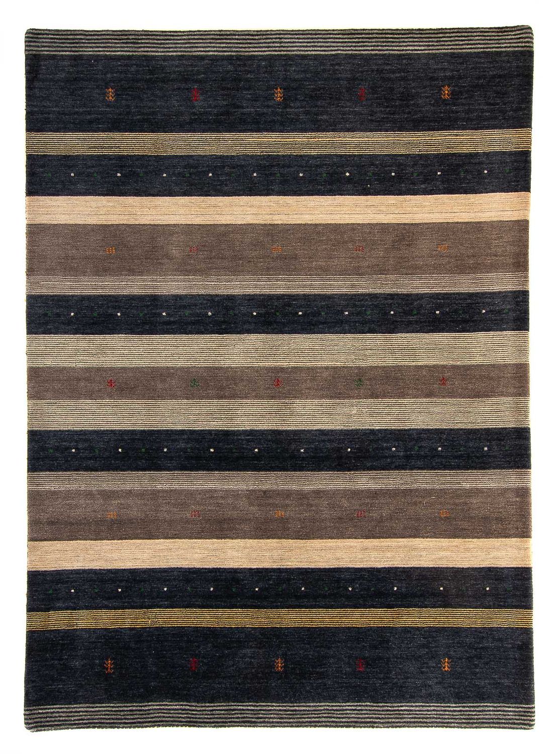Dywan Gabbeh - Loribaft Indus - 240 x 170 cm - wielokolorowy