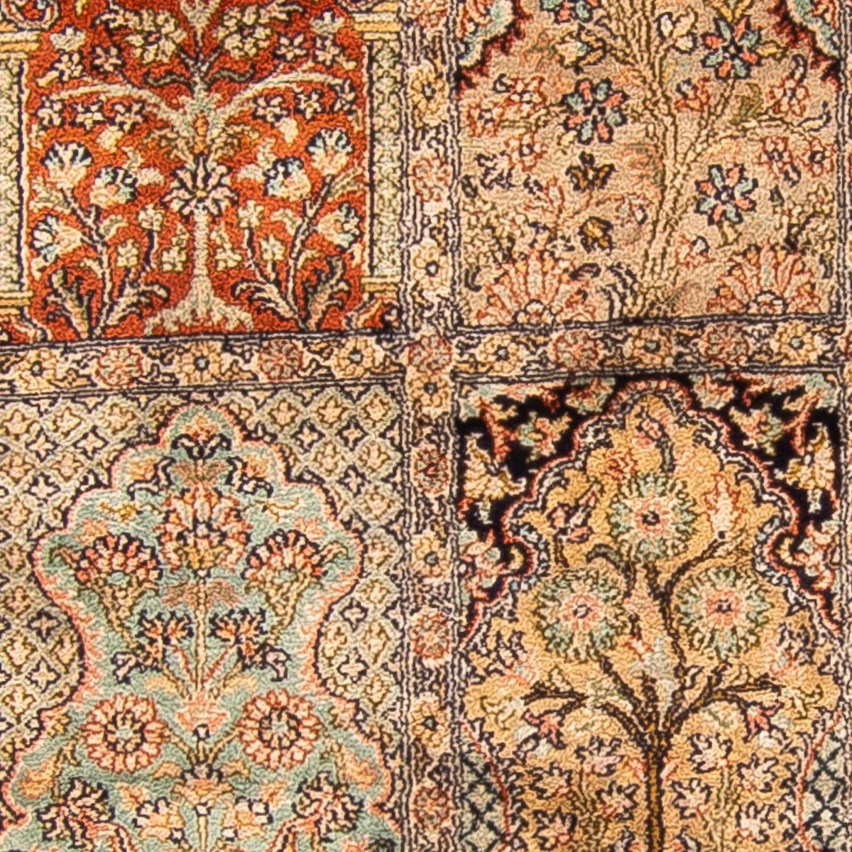 Biegacz Jedwabny dywan - Kashmir Silk - 310 x 94 cm - wielokolorowy