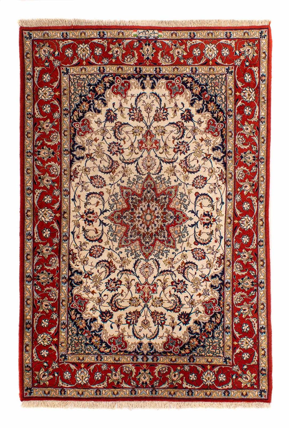 Dywan perski - Isfahan - Premium - 166 x 110 cm - beżowy