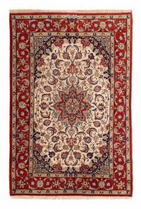 Dywan perski - Isfahan - Premium - 166 x 110 cm - beżowy