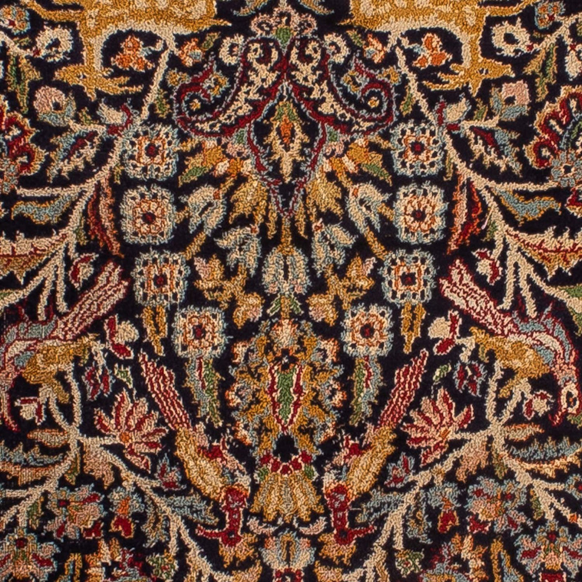Orientalny dywan - Indus - 123 x 81 cm - ciemnoniebieski