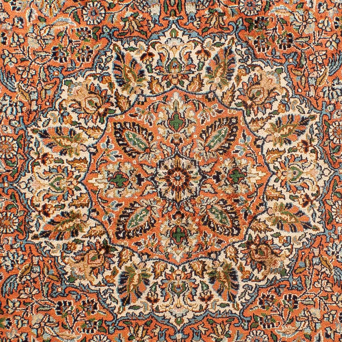 Jedwabny dywan - Kashmir Silk - 182 x 121 cm - jasnobrązowy
