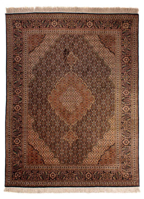Dywan perski - Tabriz - Królewski - 202 x 150 cm - brązowy