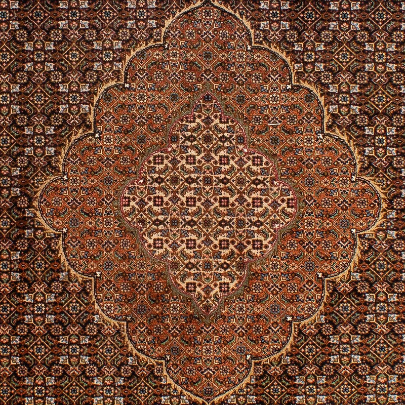 Dywan perski - Tabriz - Królewski - 202 x 150 cm - brązowy