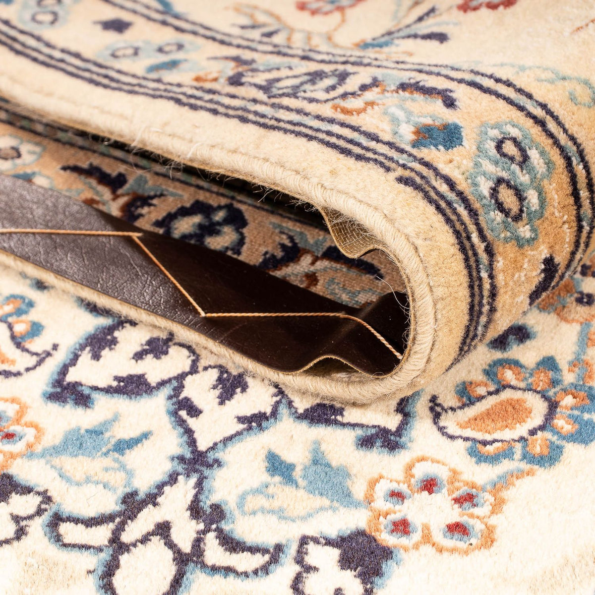 Dywan perski - Nain - Królewski - 251 x 155 cm - jasnobrązowy